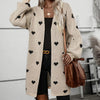 Cardigan Dames, Langarm, Hartpatroon | Regular Fit 1