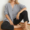 Cardigan Dames, Luchtig, Met Knopdetail | Relaxed Fit 2
