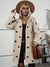 Damestruien en - cardigans - Dames Vest met Hartenmotief | Knoopsluiting Design - Khaki - S - Zarandi Amsterdam