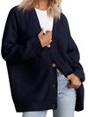 Cardigan voor dames, oversized | lichtgewicht pasvorm 1
