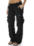 Women's Trousers - Cargobroeken voor dames | Relaxte pasvorm met zakken - Zwart - S - Zarandi Amsterdam