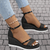 Dames Sandalen - Casual sandalen met stijlvol design en optimaal draagcomfort - Zwart - 35 - Zarandi Amsterdam