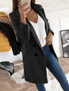 Winter Coat - Chic Design Jas voor Dames, Lange Mouw | Winter - Zwart - S - Zarandi Amsterdam