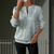 Summer Trend Outfits - Clarita | Stijlvolle dames trui met rits en kabelbreipatroon, lange mouwen en slanke pasvorm - Grijs - S - Zarandi Amsterdam