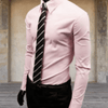 Herenoverhemden - Comfortabel Heren Overhemd – Duurzaam Materiaal en Casual Look - Roze - M - Zarandi Amsterdam
