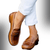 Flats - Comfortabele Instapschoenen van Leer Elegant en Praktisch - Bruin - 35 - Zarandi Amsterdam