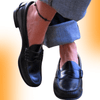 Comfortabele Instapschoenen van Leer – Orthopedisch, Elegant en Praktisch | Zwart