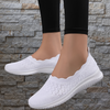 Comfortabele Slip-On Sneakers met Verwijderbare Binnenzool | Wit