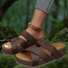 Orthopedische Sandalen - Comfortabele Vegan Sandalen – Ademend en Geschikt voor Elke Voetvorm - Bruin - 36 - Zarandi Amsterdam