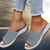 Dames Sandalen - Comfortabele dames slippers met luchtig ontwerp en zachte demping - Lichtblauw - 36 - Zarandi Amsterdam
