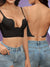 Women's Bra - Comfortabele rug - vrije beha met verstelbare transparante riemen - Zwart - S - Zarandi Amsterdam