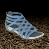 Sandalen - Comfortabele sandalen – chique look en luchtige pasvorm voor warme dagen - Licht Blauw - 36 - Zarandi Amsterdam