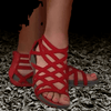 Sandalen - Comfortabele sandalen – chique look en luchtige pasvorm voor warme dagen - Rood - 36 - Zarandi Amsterdam