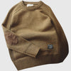 Corduroy Elleboogpatch Trui voor Heren | Lange Mouw 2