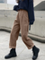Corduroy broek met hoge taille voor dames | Flatterende pasvorm 2