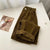 Corduroy broek met hoge taille voor dames | Relaxte pasvorm 0