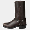 Winter Boots - Cowboylaarzen voor heren | Slim fit leer | Halfhoge lengte - Donkerbruin - 39 - Zarandi Amsterdam