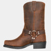Winter Boots - Cowboylaarzen voor heren | Slim fit leer | Halfhoge lengte - Bruin - 39 - Zarandi Amsterdam