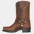Winter Boots - Cowboylaarzen voor heren | Slim fit leer | Halfhoge lengte - Bruin - 39 - Zarandi Amsterdam