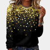 Crew nick shirt met lange mouwen voor dames | Glitterprint 1