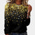 Crew nick shirt met lange mouwen voor dames | Glitterprint 1