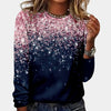 Crew nick shirt met lange mouwen voor dames | Glitterprint 2