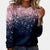 Crew nick shirt met lange mouwen voor dames | Glitterprint 2