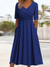 Abito midi a incrocio per donna | Vestibilità elegante