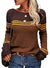 ModeParisienne® Isaline – Maglione Elegante da Donna con Righe