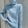 Sweaters - Winter Rollkragenpullover | Comfortabel Slim Fit - Blauw - S - Zarandi Amsterdam