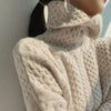 Sweaters - Winter Rollkragenpullover | Comfortabel Slim Fit - Beige - S - Zarandi Amsterdam