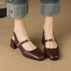 Dames Schoenen, Mary Jane, Middelgrote Blockhak | Comfortabel 1