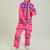 Winter Sets - Dames Ski Overall Waterdicht met Capuchon, Lange Mouwen, Regular Fit - Roze - S - Zarandi Amsterdam