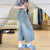 Pants - Retro - geïnspireerde wijde pijpen jeans met hoge taille voor dames - Blauw - S - Zarandi Amsterdam