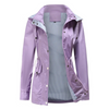Dames Trenchcoat Waterdicht Met Afneembare Kap | Lange Lengte 1