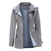 Dames Trenchcoat Waterdicht Met Afneembare Kap | Lange Lengte 3
