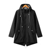 Dames Trenchcoat Waterdicht Met Kapuze | Lange Lengte 1