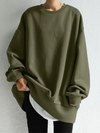 Dames Trui Oversized Modern Design | Voor Elke Gelegenheid | Legergroen