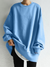 Dames Trui Oversized Modern Design | Voor Elke Gelegenheid | Lichtblauw