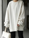 Dames Trui Oversized Modern Design | Voor Elke Gelegenheid | Wit