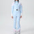 Winter Sets - Dames Ski Outfit Tweedelig met Capuchon voor Buitenactiviteiten - Lichtblauw - S - Zarandi Amsterdam