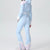 Winter Sets - Dames Ski Outfit Tweedelig met Capuchon voor Buitenactiviteiten - Lichtblauw - S - Zarandi Amsterdam