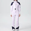 Winter Sets - Dames Ski Outfit Tweedelig met Capuchon voor Buitenactiviteiten - Lichtpaars - S - Zarandi Amsterdam