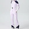 Winter Sets - Dames Ski Outfit Tweedelig met Capuchon voor Buitenactiviteiten - Lichtpaars - S - Zarandi Amsterdam