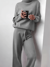 Women's 2 - piece set - Dames coltrui loungeset | Zacht katoen - Marineblauw - S - Zarandi Amsterdam