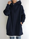 Dames hoodie met rits | met zakken 10