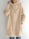 Dames hoodie met rits | met zakken 2