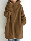 Dames hoodie met rits | met zakken 5