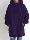 Dames hoodie met rits | met zakken 6