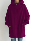 Dames hoodie met rits | met zakken 9